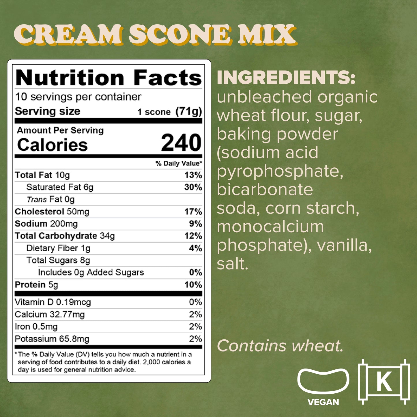Cream Scone Mix recipe by Denver Tea Room