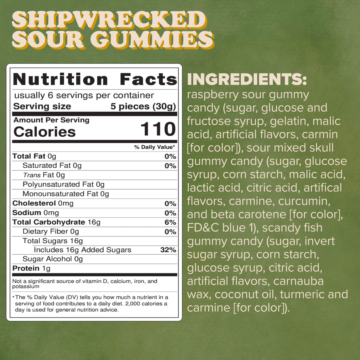 Shipwrecked Sour Gummies