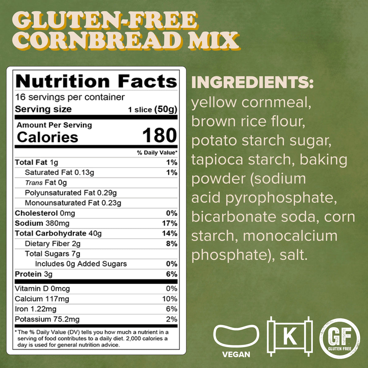 Gluten-Free Cornbread Mix