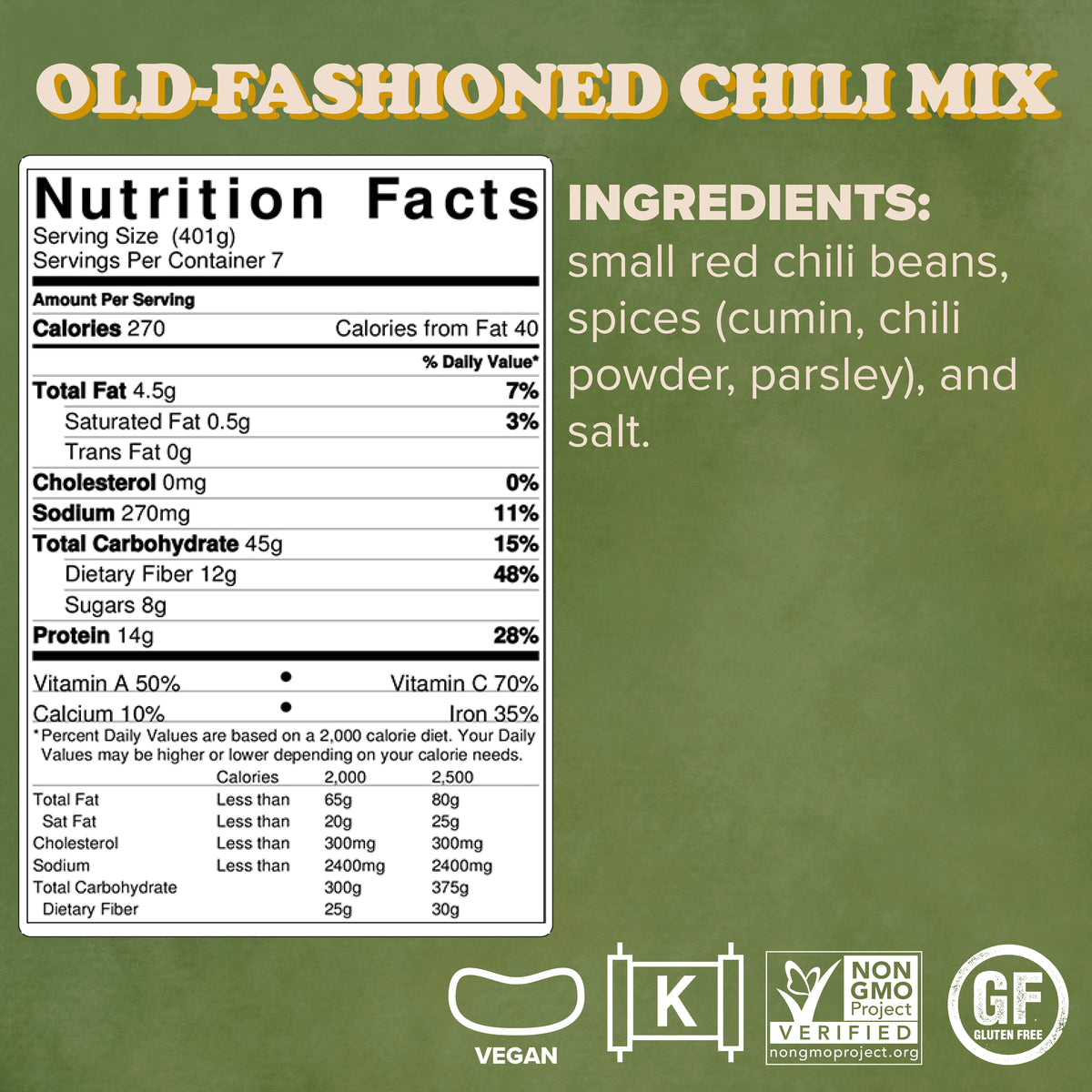 Old Fashioned Chili Mix