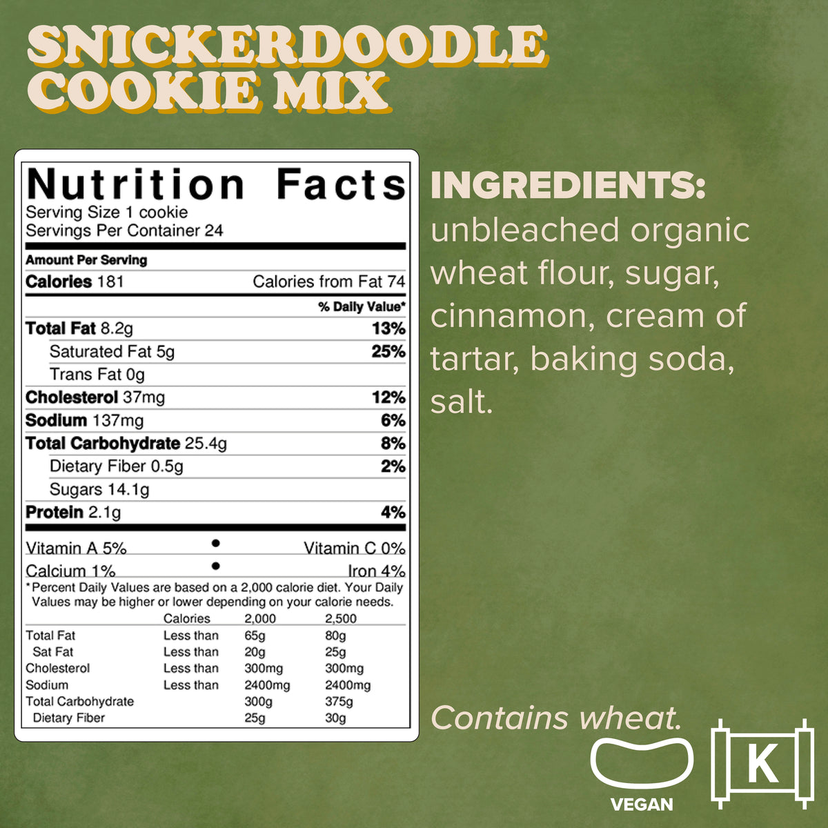 Snickerdoodle Cookie Mix
